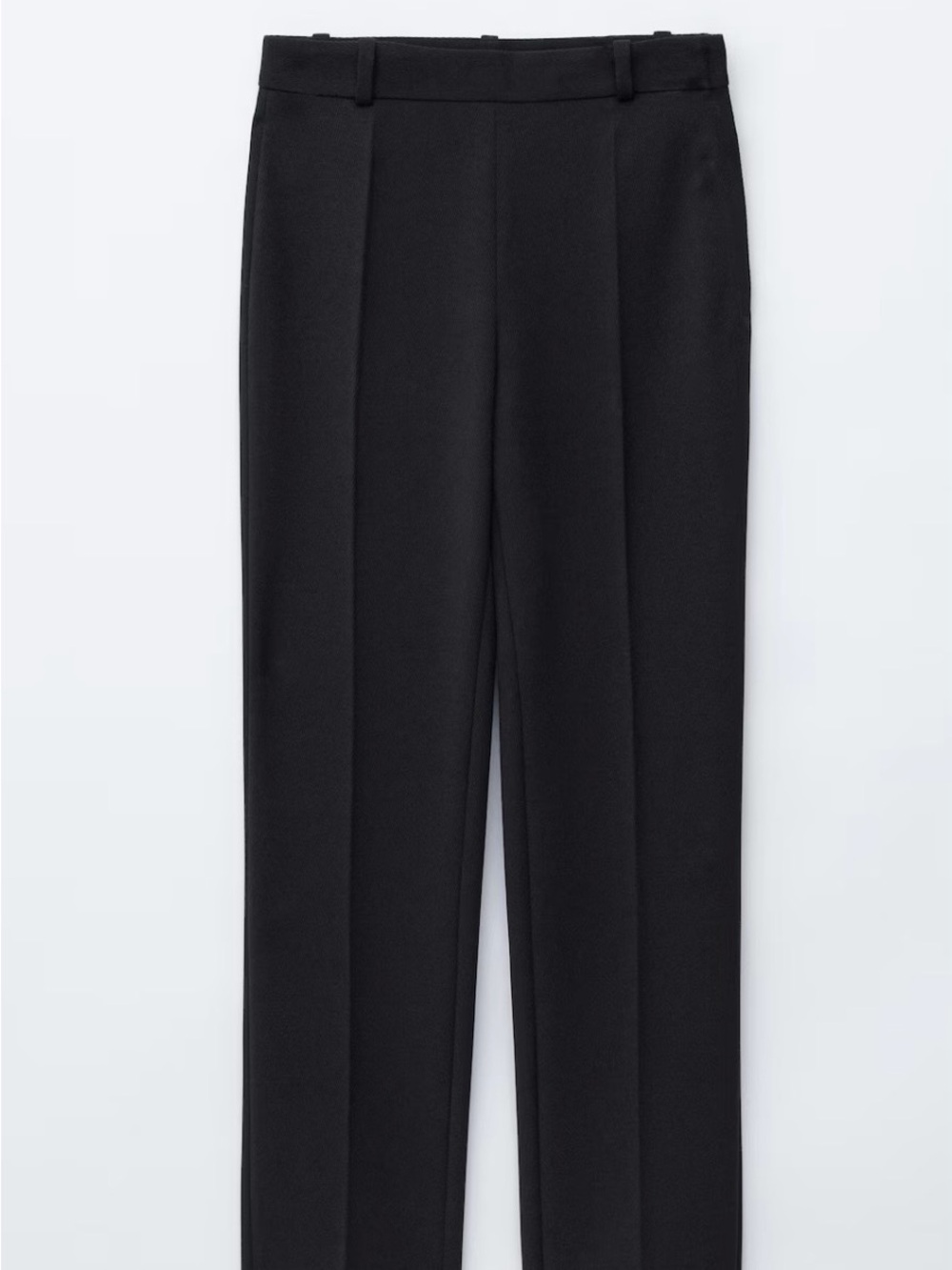 & Other Stories Black Straight-Leg Dress Pants